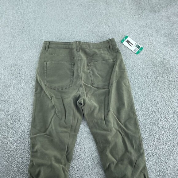 32 Degrees Cool Womens Sweatpant Jeans Size 12 Green Stretch NWT 1579 - Picture 2 of 11
